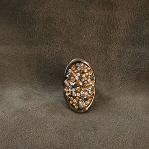 Elegant Gold and Silver Women's Ring